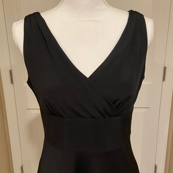 “Sophia” Black Silk Long Gown by J. Crew - Picture 5 of 16